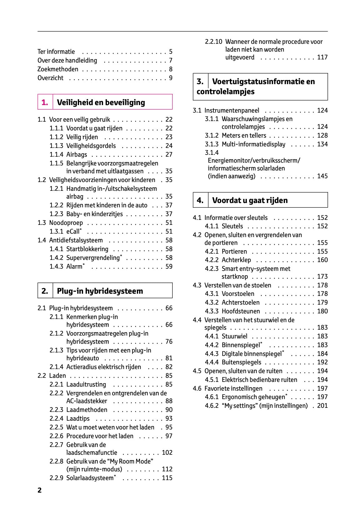 2023-2024 Toyota Prius Owner's Manual | Dutch