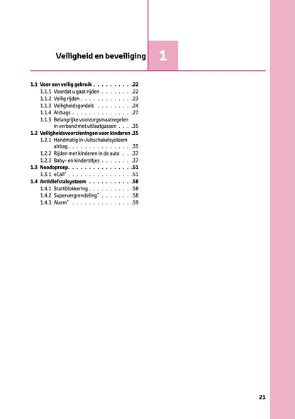 2023-2024 Toyota Prius Owner's Manual | Dutch