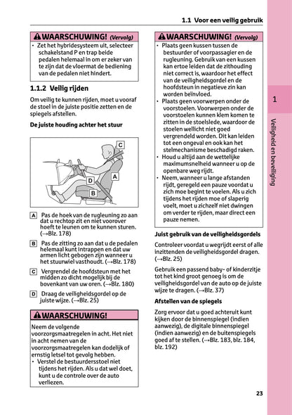 2023-2024 Toyota Prius Owner's Manual | Dutch