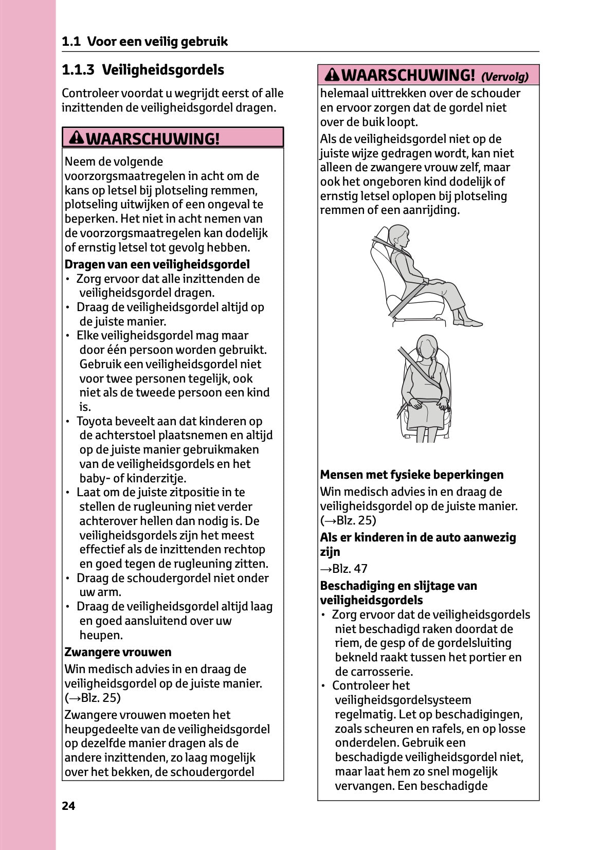 2023-2024 Toyota Prius Owner's Manual | Dutch