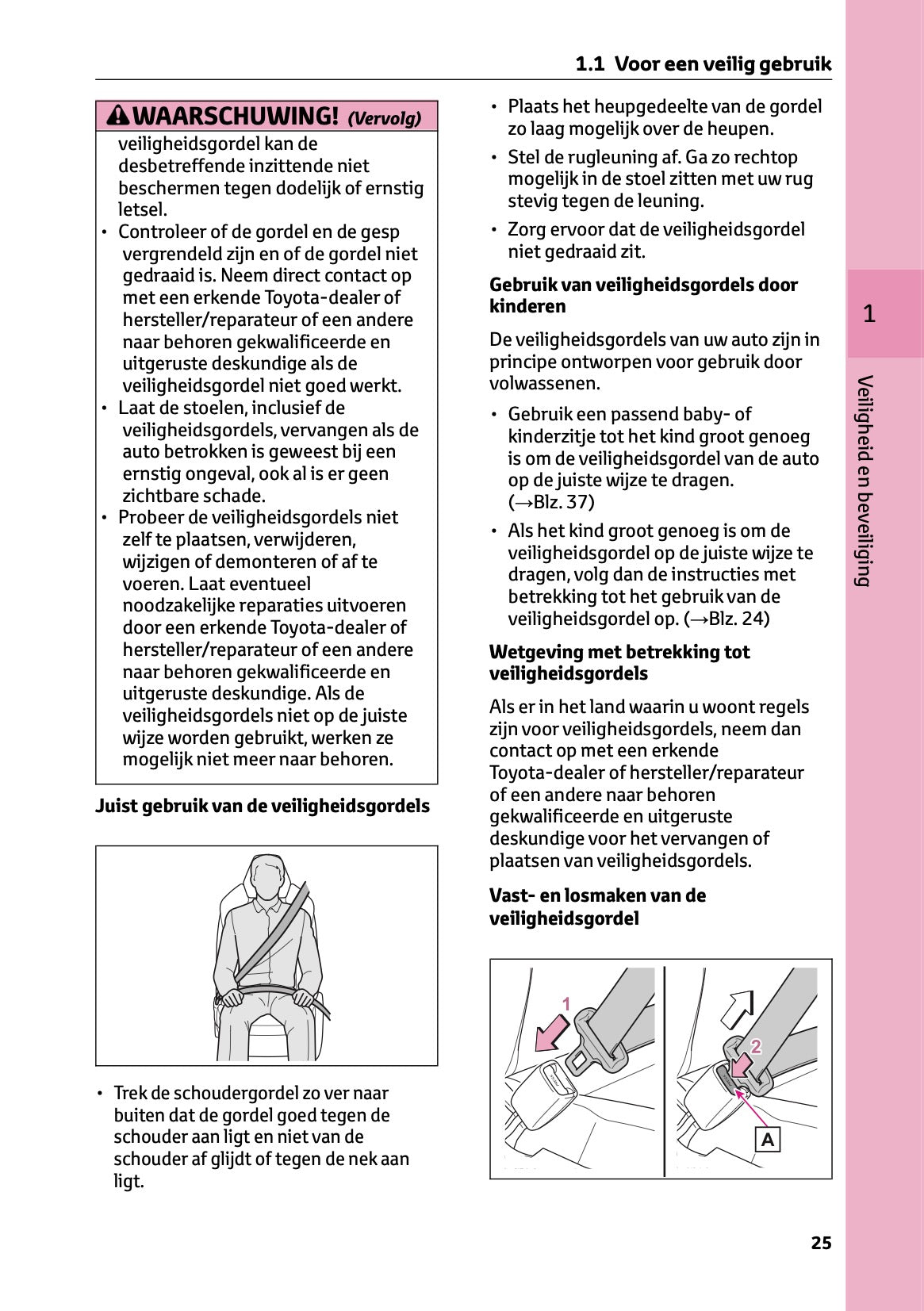 2023-2024 Toyota Prius Owner's Manual | Dutch