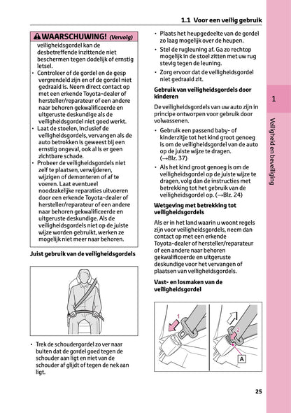 2023-2024 Toyota Prius Owner's Manual | Dutch