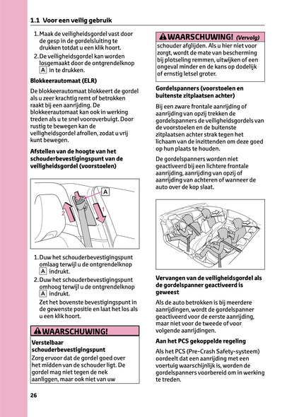 2023-2024 Toyota Prius Owner's Manual | Dutch