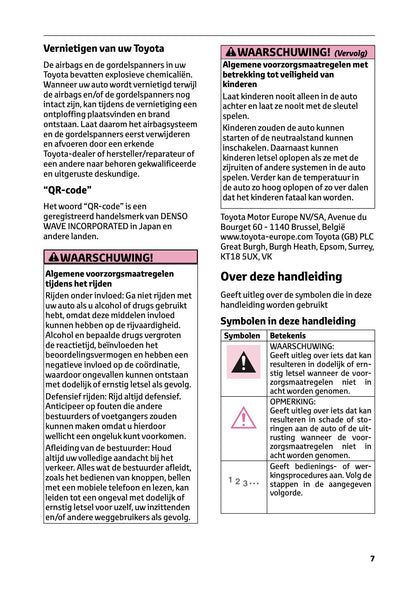 2023-2024 Toyota Prius Owner's Manual | Dutch