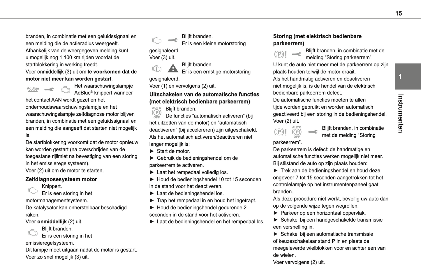 2021-2022 Toyota Proace Van/Proace Verso Owner's Manual | Dutch