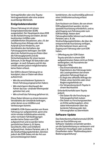 2026 Toyota RAV4 Hybrid Owner's Manual | German