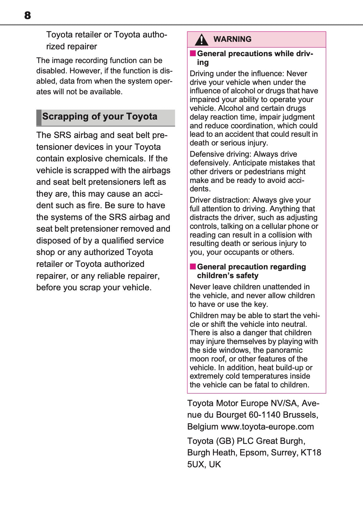 2023-2024 Toyota RAV4 Plug-in-Hybrid Owner's Manual | English