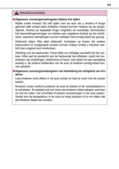 2014-2015 Toyota RAV4 Owner's Manual | Dutch