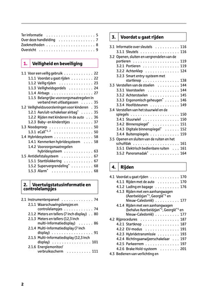 2024-2025 Toyota RAV4 Hybrid Owner's Manual | Dutch