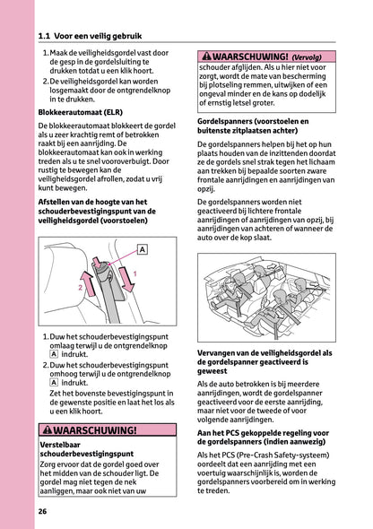 2024-2025 Toyota RAV4 Hybrid Owner's Manual | Dutch