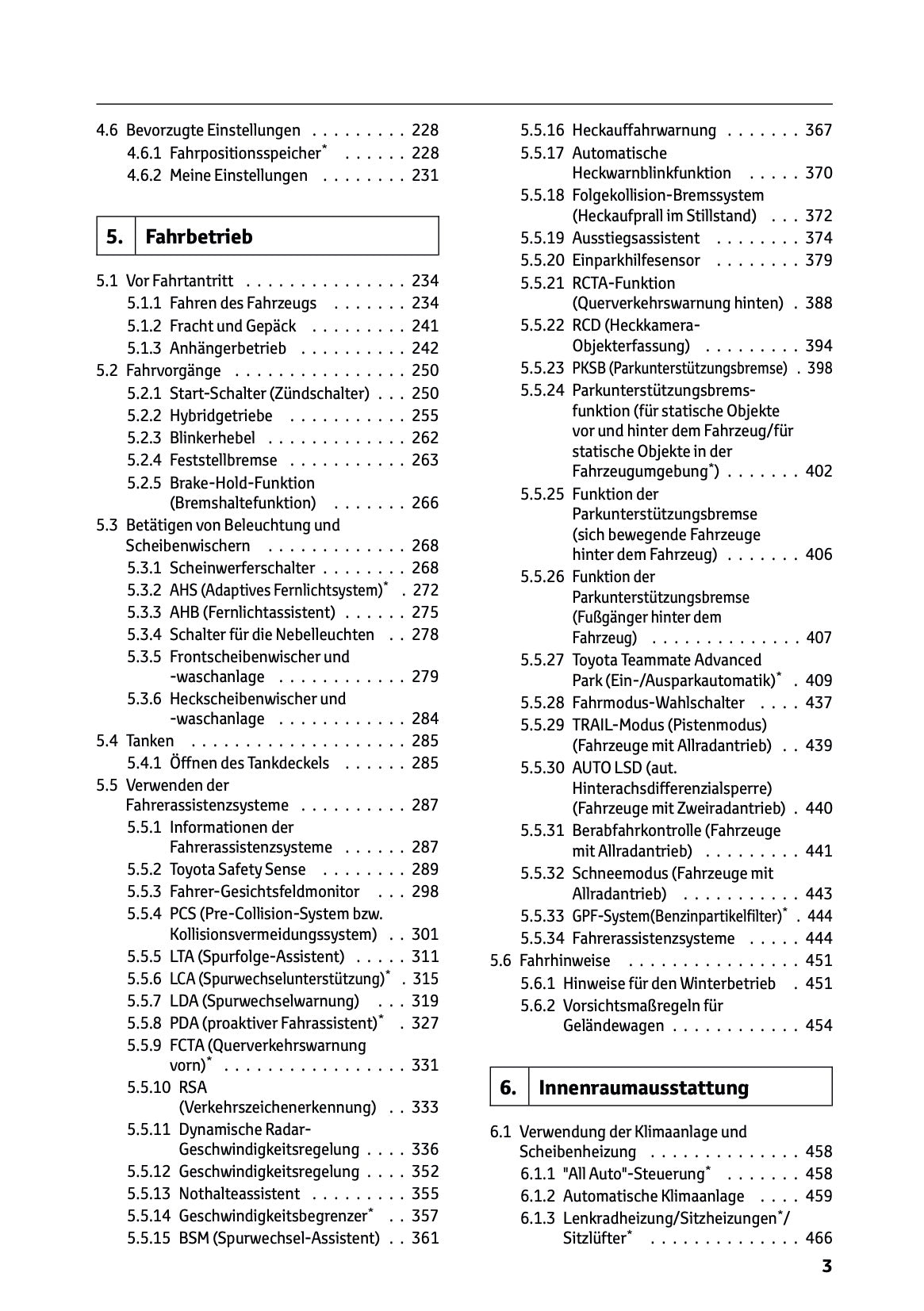 2026 Toyota RAV4 Plug-in-Hybrid Owner's Manual | German