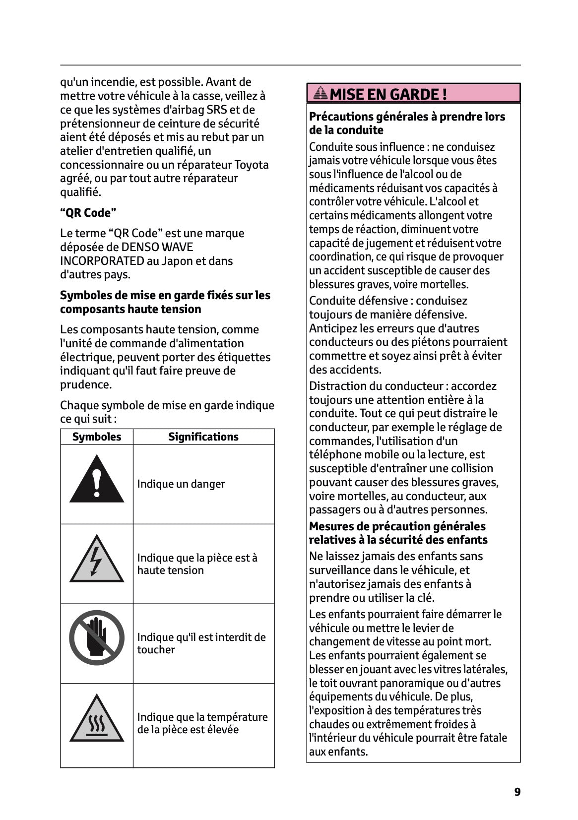 2026 Toyota RAV4 Plug-in-Hybrid Owner's Manual | French
