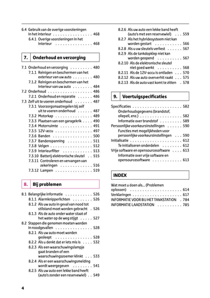 2026 Toyota RAV4 Plug-in-Hybrid Owner's Manual | Dutch