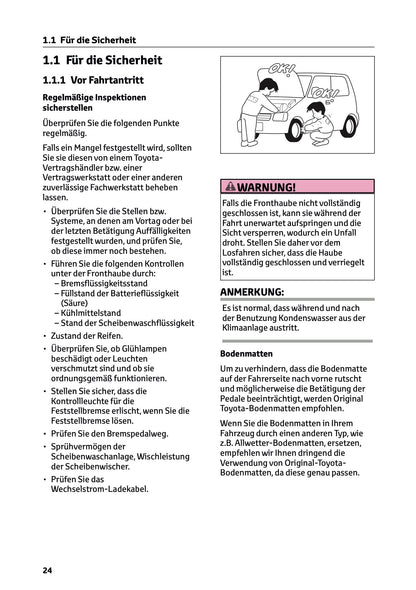2025-2026 Toyota Urban Cruiser Owner's Manual | German