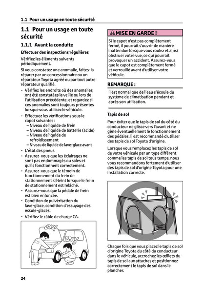 2025-2026 Toyota Urban Cruiser Owner's Manual | French