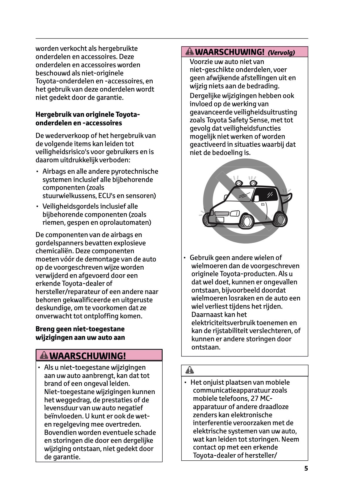 2025-2026 Toyota Urban Cruiser Gebruikershandleiding | Nederlands