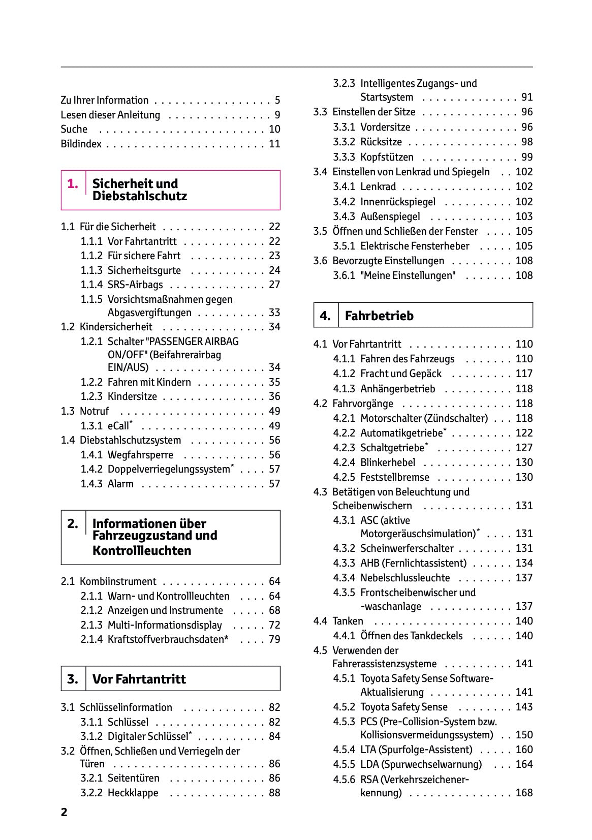 2025 Toyota GR Yaris Owner's Manual | German