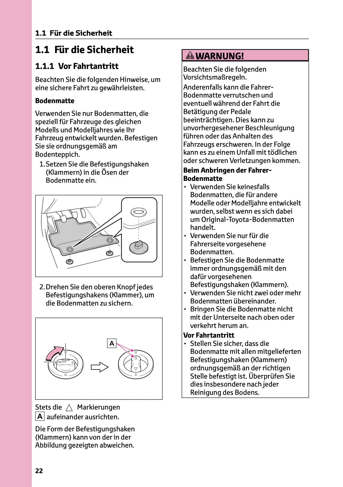 2025 Toyota GR Yaris Owner's Manual | German