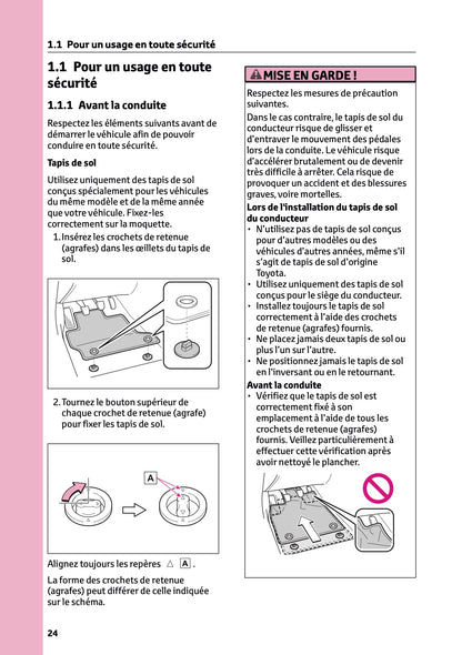 2025 Toyota GR Yaris Owner's Manual | French