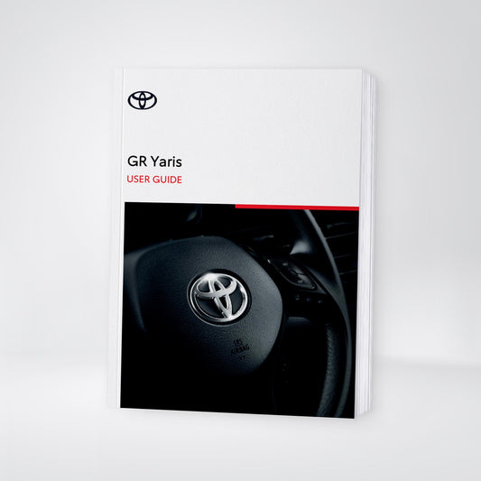 2025 Toyota GR Yaris Owner's Manual | English