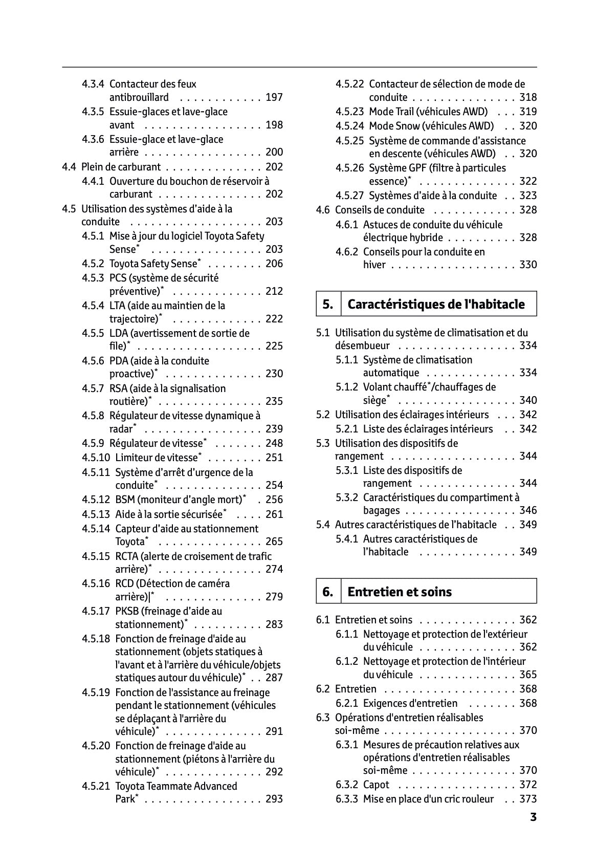 2025 Toyota Yaris Cross Hybrid Owner's Manual | French