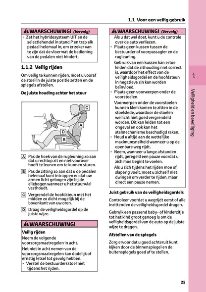 2025 Toyota Yaris Cross Hybrid Owner's Manual | Dutch