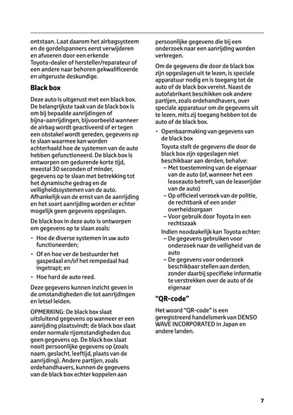 2025 Toyota Yaris Cross Hybrid Owner's Manual | Dutch