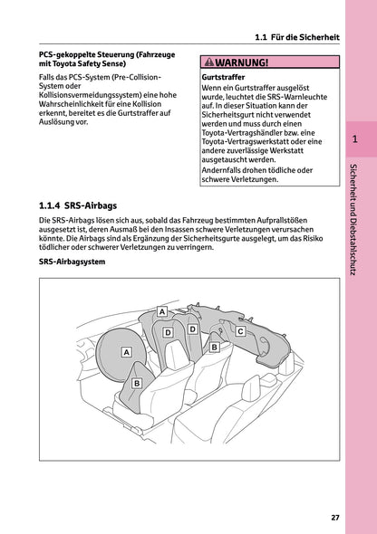 2025 Toyota Yaris Hybrid Owner's Manual | German