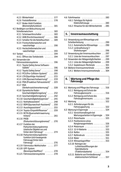 2025 Toyota Yaris Hybrid Owner's Manual | German