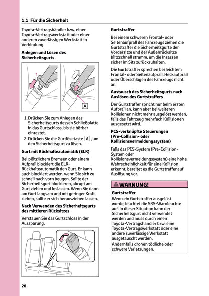 2026 Toyota Yaris Cross Hybrid Owner's Manual | German