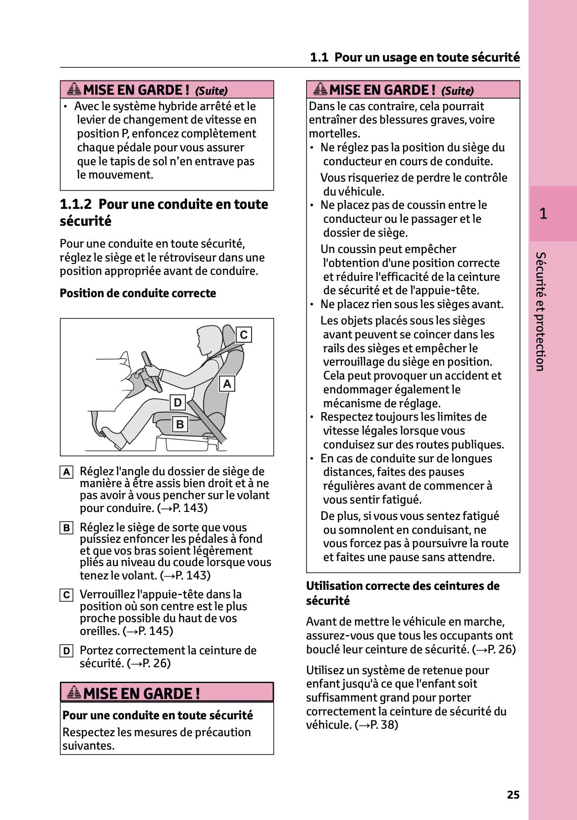 2025 Toyota Yaris Hybrid Owner's Manual | French