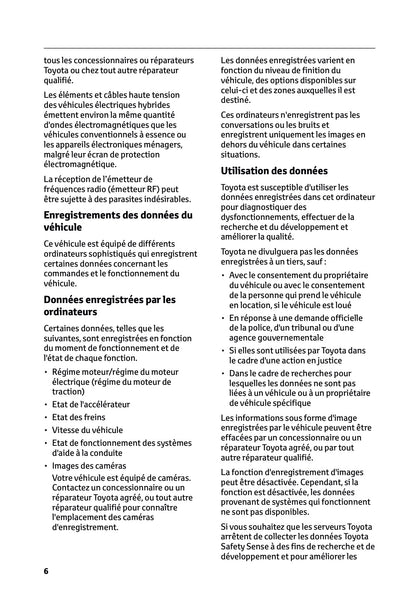 2025 Toyota Yaris Hybrid Owner's Manual | French