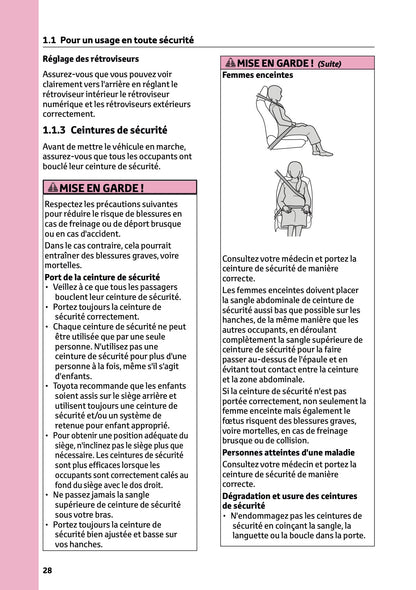 2026 Toyota Yaris Cross Hybrid Owner's Manual | French