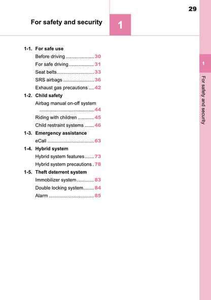 2025 Toyota Yaris Hybrid Owner's Manual | English