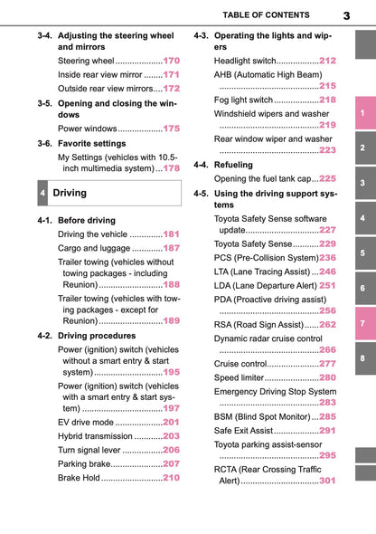 2025 Toyota Yaris Hybrid Owner's Manual | English