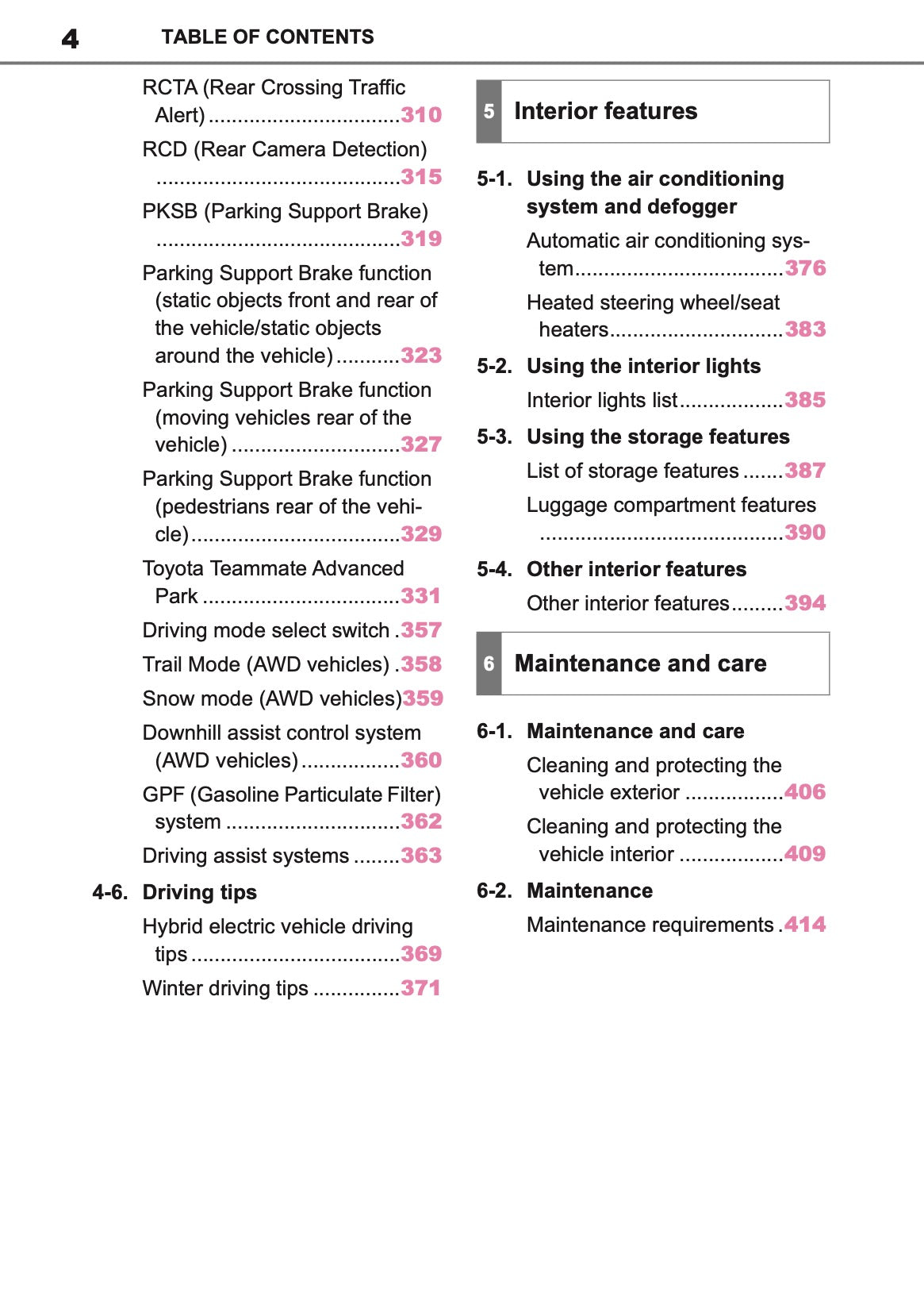 2026 Toyota Yaris Cross Hybrid Owner's Manual | English