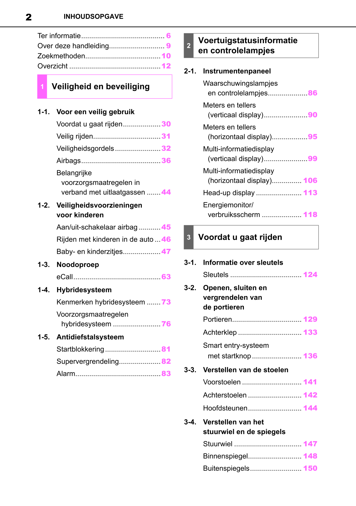 2022-2023 Toyota Yaris Hybrid Owner's Manual | Dutch