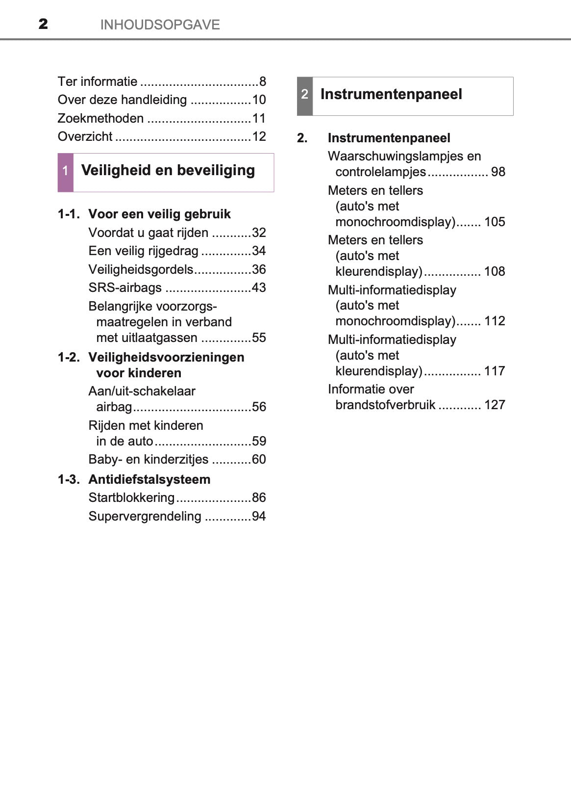 2017-2018 Toyota Yaris Gebruikershandleiding | Nederlands