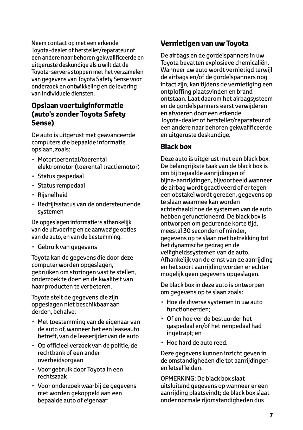 2026 Toyota Yaris Cross Hybrid Gebruikershandleiding | Nederlands