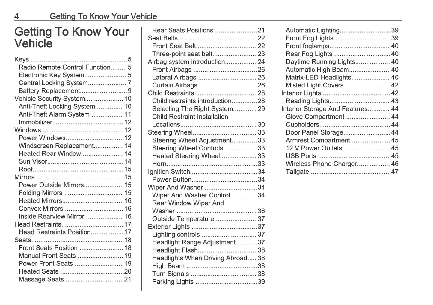 2025 Vauxhall Corsa Owner's Manual | English