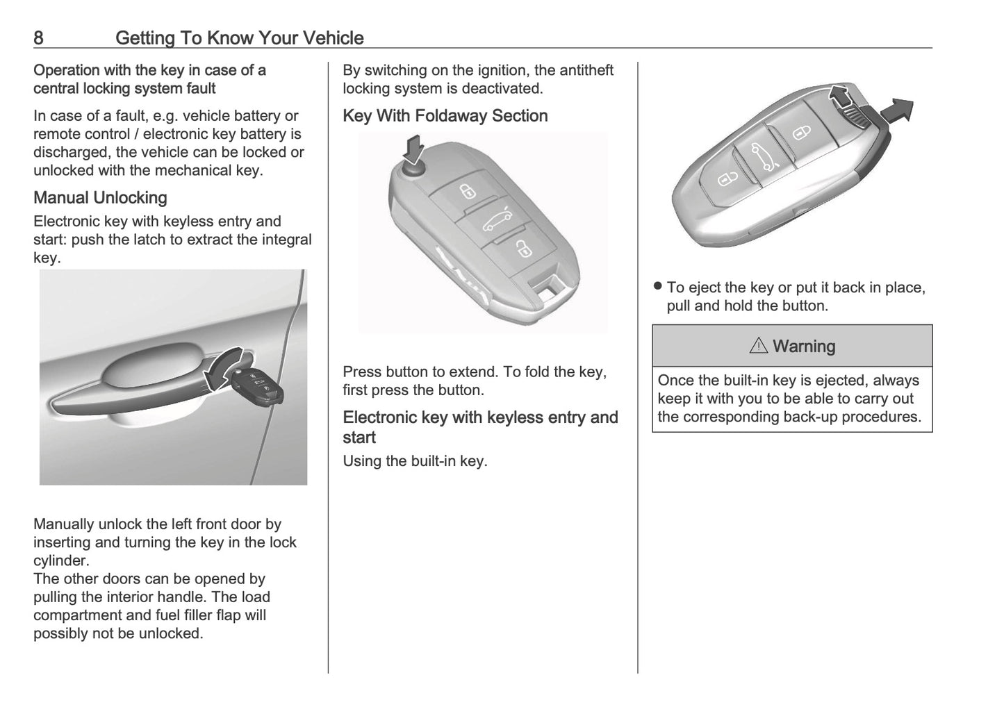 2025 Vauxhall Corsa Owner's Manual | English
