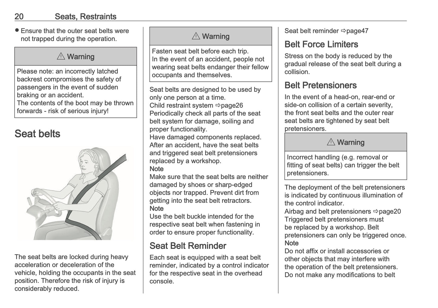 2025 Vauxhall Frontera Owner's Manual | English