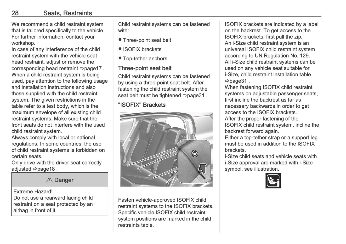 2025-2026 Vauxhall Frontera Owner's Manual | English