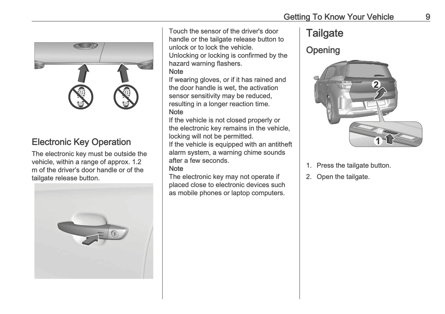 2025-2026 Vauxhall Frontera Owner's Manual | English