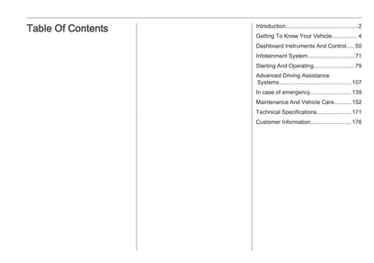 2025 Vauxhall Mokka Owner's Manual | English
