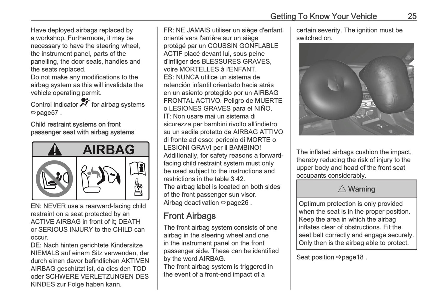2025 Vauxhall Mokka Owner's Manual | English