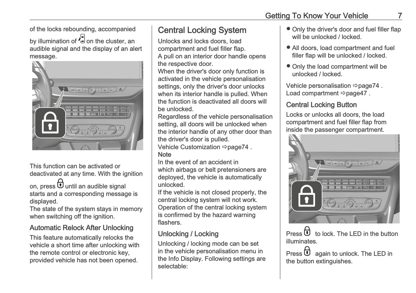 2025 Vauxhall Mokka Owner's Manual | English