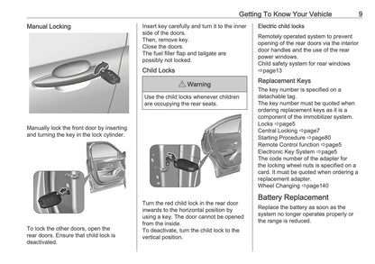 2025 Vauxhall Mokka Owner's Manual | English
