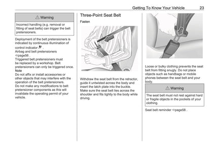 2025-2026 Vauxhall Mokka Owner's Manual | English