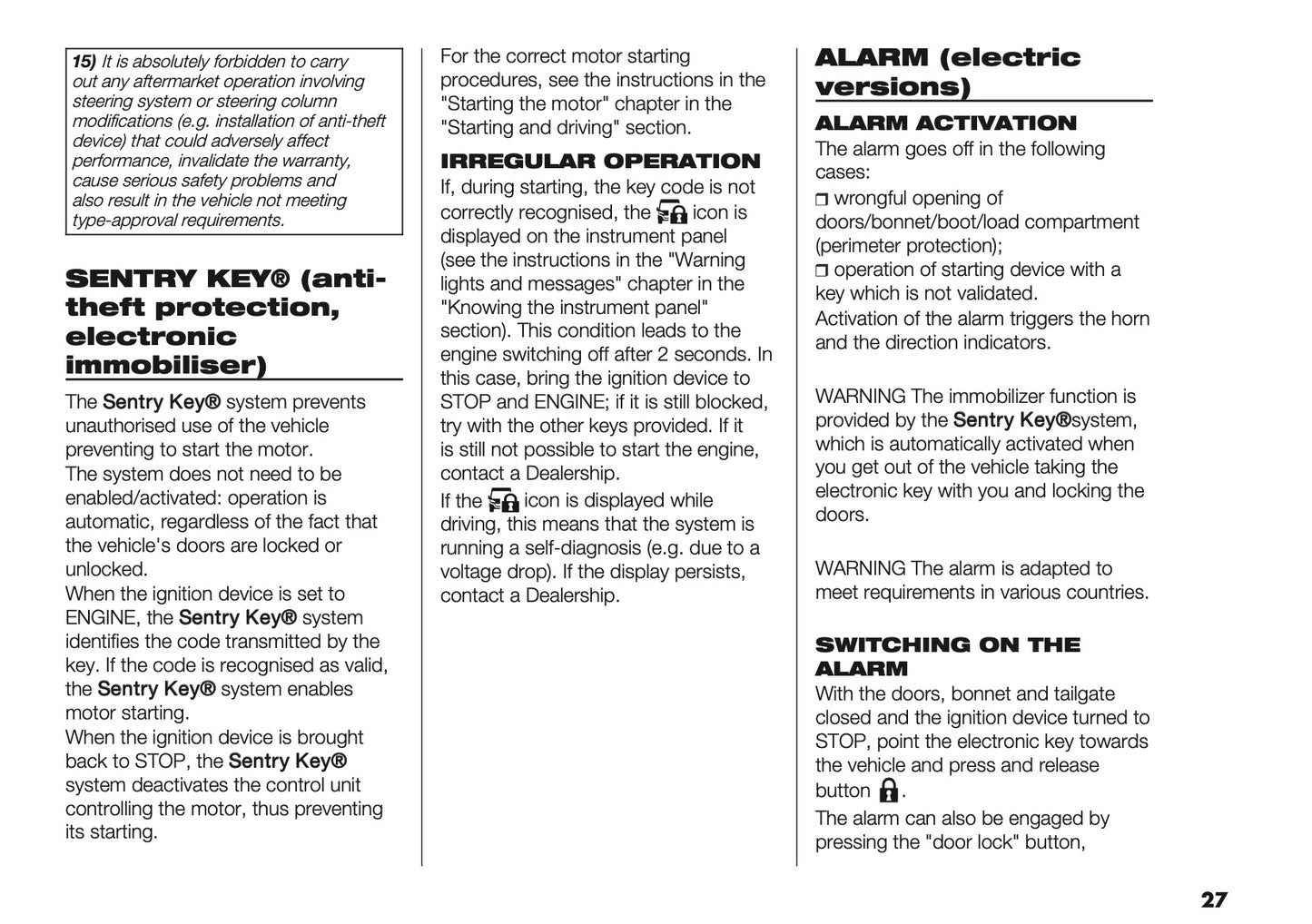 2025 Vauxhall Movano Owner's Manual | English